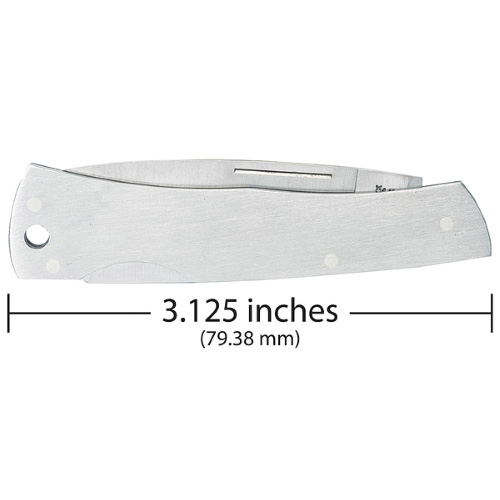 Brushed Stainless Steel Executive Lockback M1059L SS - Image 2
