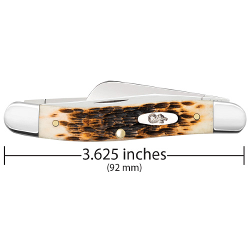 Amber Bone Peach Seed Jig Medium Stockman - Image 2