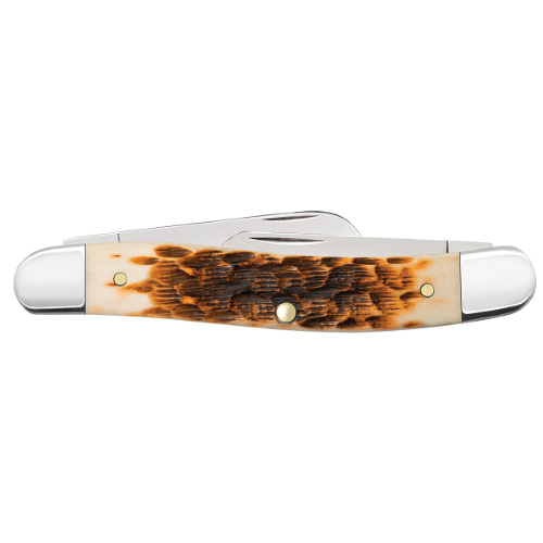 Amber Bone Peach Seed Jig Medium Stockman - Image 3