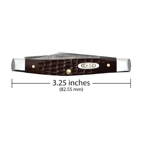Jigged Brown Synthetic Small Pen 6233 SS - Image 2