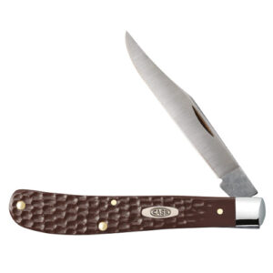 Jigged Brown Synthetic - Slimline Trapper 61048 SS