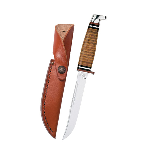 Leather 5" Utility Hunter with Leather Sheath - Image 2