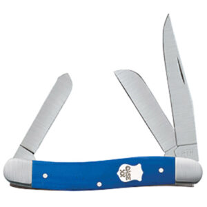 Blue G-10 Smooth Medium Stockman