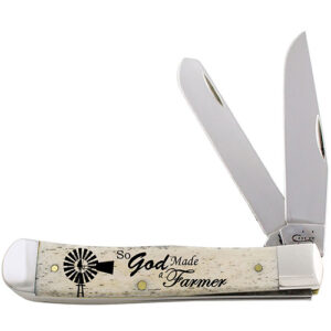 God Made A Farmer Smooth Natural Bone Trapper