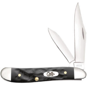 Jigged Rough Black Synthetic - Peanut
