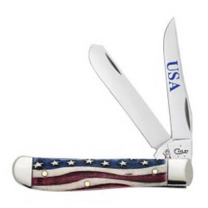 Star Spangled - Embellished Smooth Natural Bone Mini Trapper
