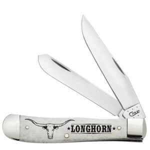 Smooth Natural Bone Longhorn Trapper 6254 SS
