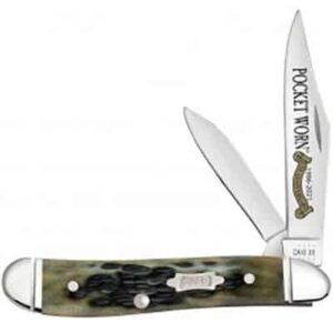 Pocket Worn 25th Anniversary Olive Green Bone - Peach Seed Jig Peanut 6220 SS