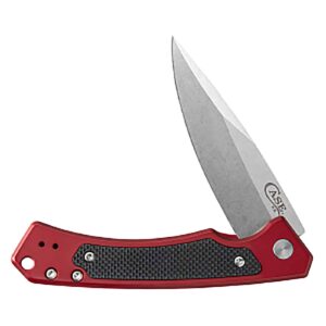 Marilla EDC - Red Anodized Aluminum W/Black G-10 Inlay
