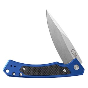 Marilla EDC- Blue Anodized Aluminum W/ Black G-10 Inlay