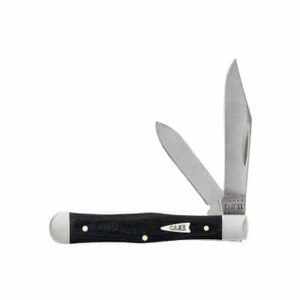 Smooth Black Micarta® - Small Swell Center Jack