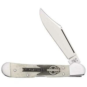 Harley-Davidson Mini CopperLock Embellished Smooth Natural Bone