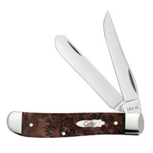 Brown Maple Burl Wood - Mini Trapper