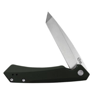 Kinzua EDC - OD Green Anodized Aluminum - Tanto Blade