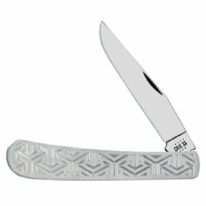 Brush Chrome- Deep Carve Process Geometric Key