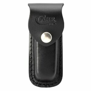 Sheath Leather Med Black Embossed Case