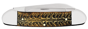 Golden Pinecone - Embellished Natural Bone Canoe 62131 SS - Image 3