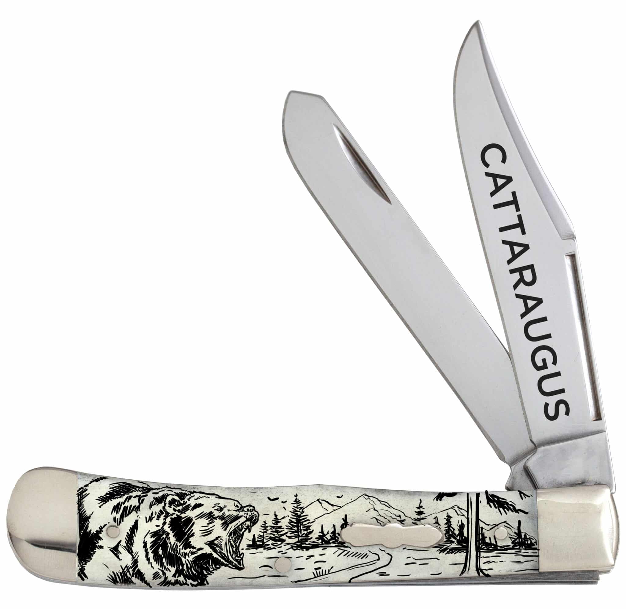 Cattaraugus Heritage Smooth Natural Bone Apex Bear Trapper