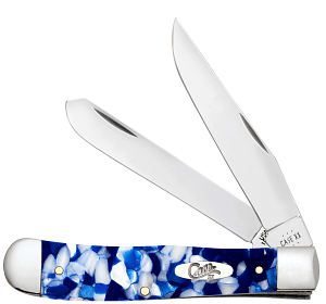 Blue Crackle Kirinite Smooth Trapper 10254 SS
