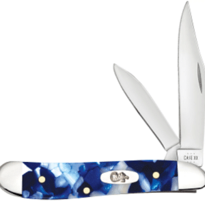 Blue Crackle Kirinite Smooth Peanut 10220 SS