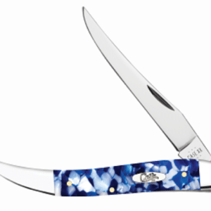 Blue Crackle Kirinite Smooth Medium Texas Toothpick 1010094 SS