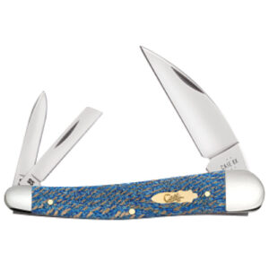 Blue Sycamore Wood Smooth Seahorse Whittler 7355WH SS