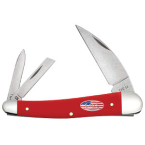 American Workman Smooth Red Synthetic Seahorse Whittler 4355WH CS