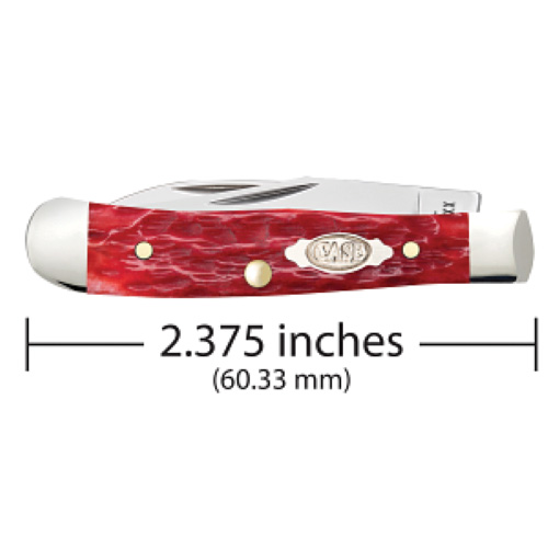 Dark Red Bone Peach Seed Jig Tiny Trapper 62154W CS - Image 2