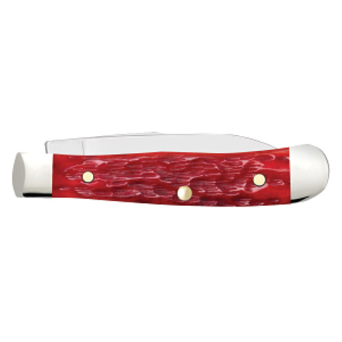 Dark Red Bone Peach Seed Jig Tiny Trapper 62154W CS - Image 3