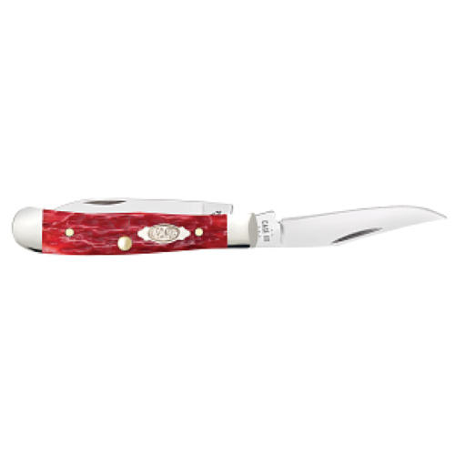 Dark Red Bone Peach Seed Jig Tiny Trapper 62154W CS - Image 4