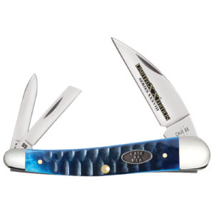 LE XXXVIII Series Ocean Blue Bone Gator Jig Seahorse Whittler 6355WH SS