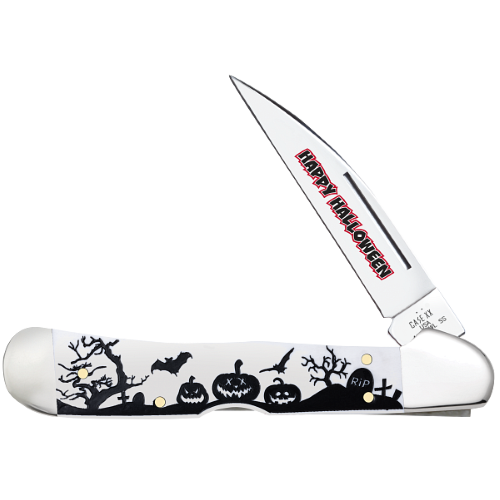 Halloween White Synthetic Smooth CopperLock 41549WL SS