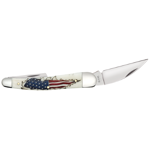 Natural Bone Color Wash Seahorse Whittler 6355WH SS - Image 4