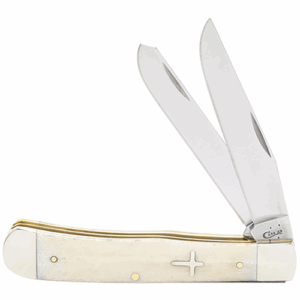 Smooth Natural Bone Cross Shield  Trapper 6254 SS