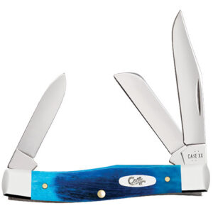 Caribbean Blue Bone Sawcut Jig Medium Stockman 63032 SS