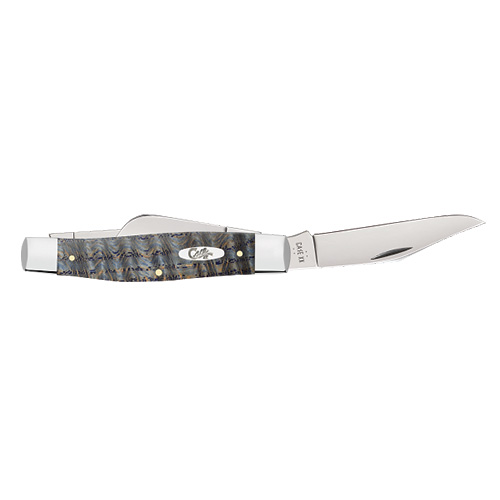 Smooth Blue Curly Oak Wood Large Stockman 7375 SS - Image 4
